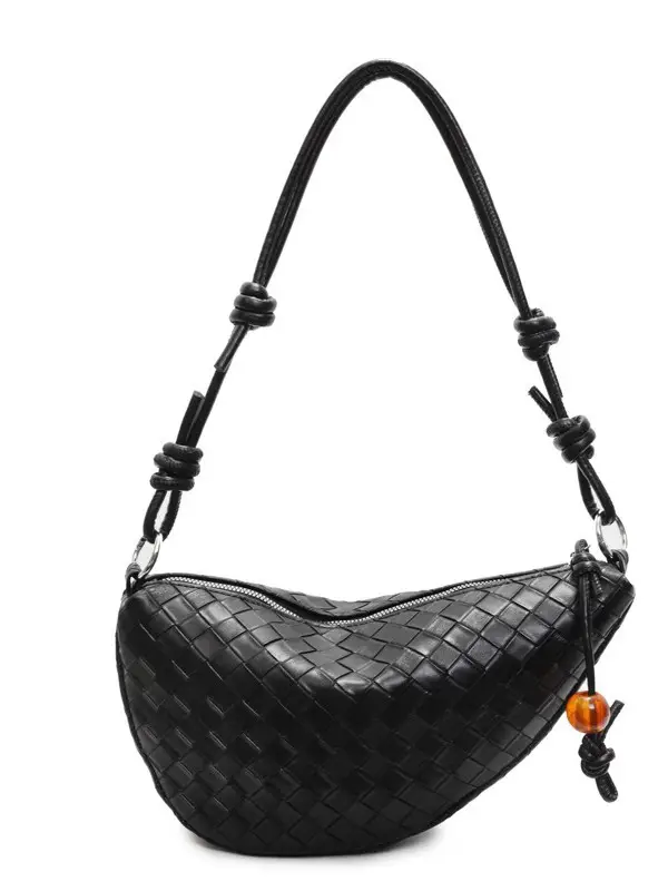 Women Crossbody Bag Black Woven Large Capacity 2025 - Image 9