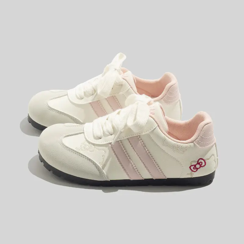 Bell 2026 Spring New Thin-Soled Fashion Sneakers for Women, Autumn Versatile Flat German Training Shoes, Round-Toe Casual Shoes for Women