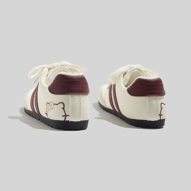 Bell 2026 Spring New Thin-Soled Fashion Sneakers for Women, Autumn Versatile Flat German Training Shoes, Round-Toe Casual Shoes for Women