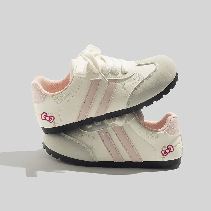 Bell 2026 Spring New Thin-Soled Fashion Sneakers for Women, Autumn Versatile Flat German Training Shoes, Round-Toe Casual Shoes for Women