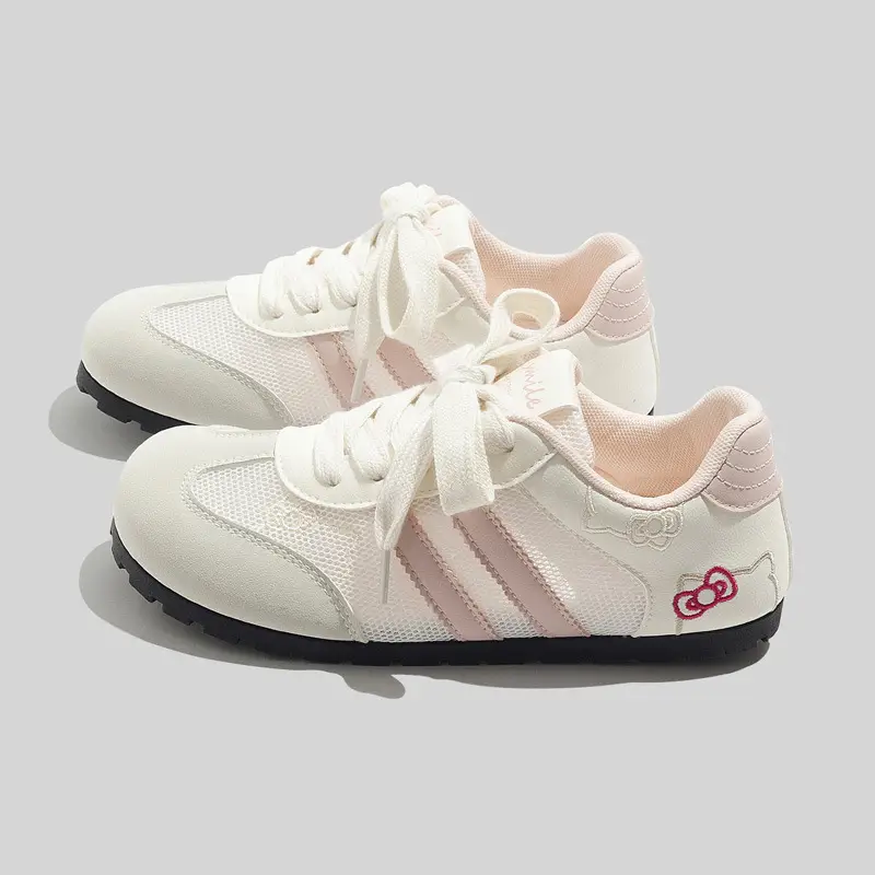 Bell 2026 Spring New Thin-Soled Fashion Sneakers for Women, Autumn Versatile Flat German Training Shoes, Round-Toe Casual Shoes for Women