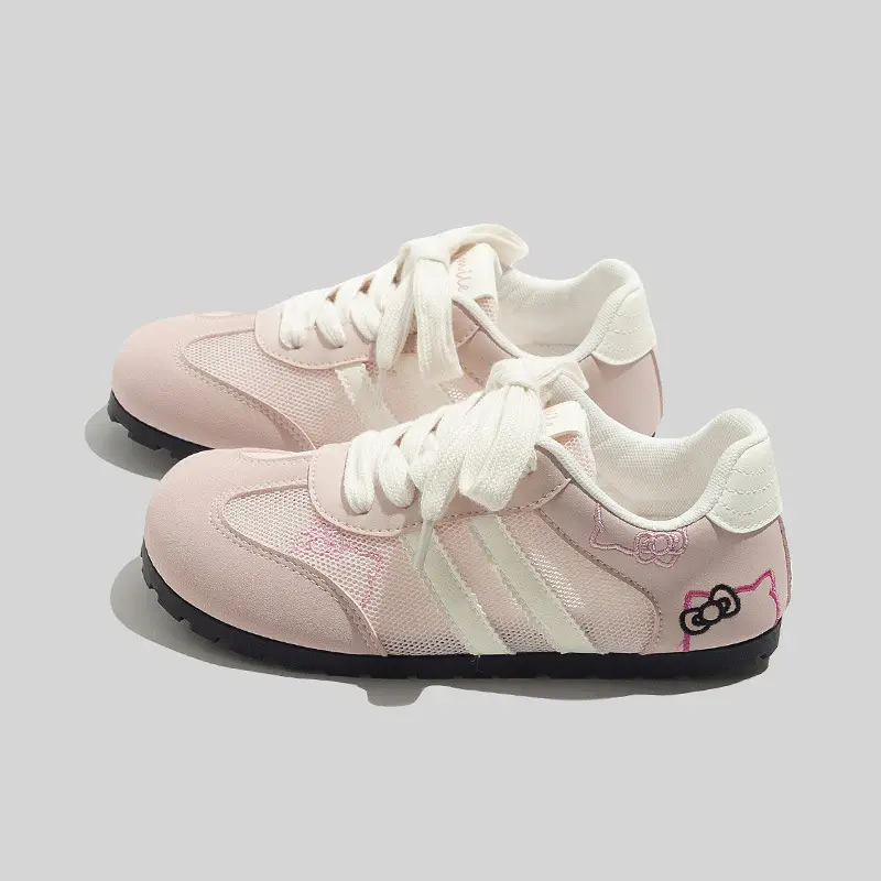 Bell 2026 Spring New Thin-Soled Fashion Sneakers for Women, Autumn Versatile Flat German Training Shoes, Round-Toe Casual Shoes for Women