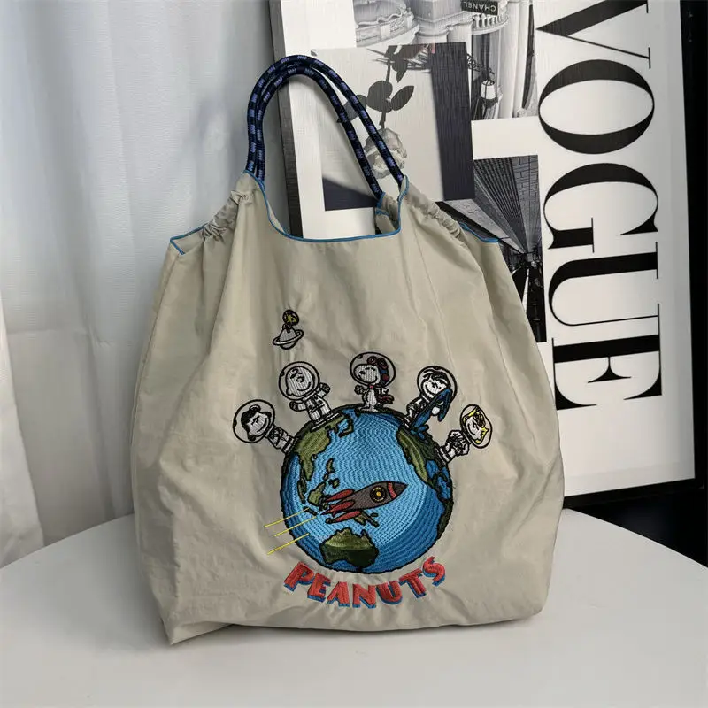 Snoopy Donut Cartoon Crossbody Bag Pink Large Capacity - Image 10