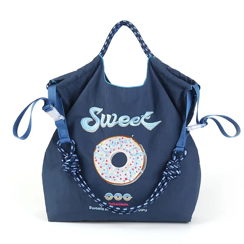 Snoopy Donut Cartoon Crossbody Bag Pink Large Capacity - Image 18