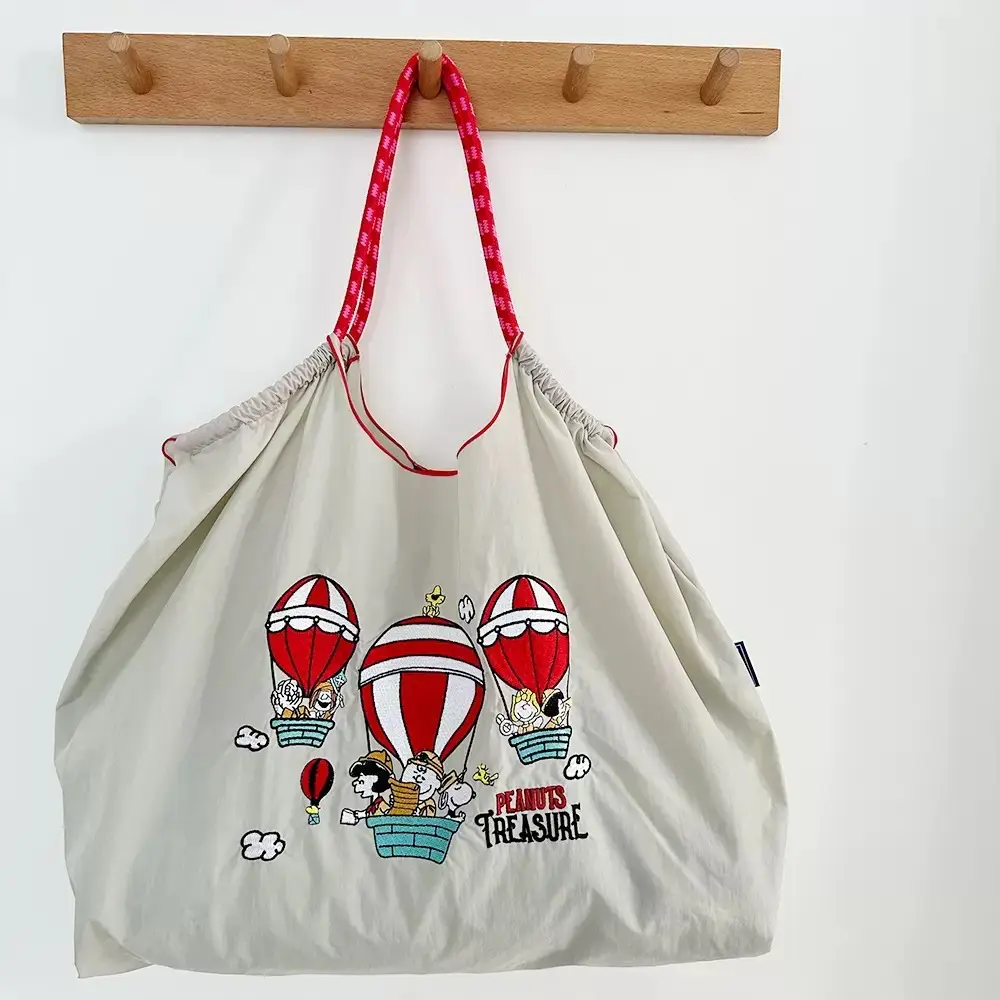 Snoopy Donut Cartoon Crossbody Bag Pink Large Capacity - Image 3