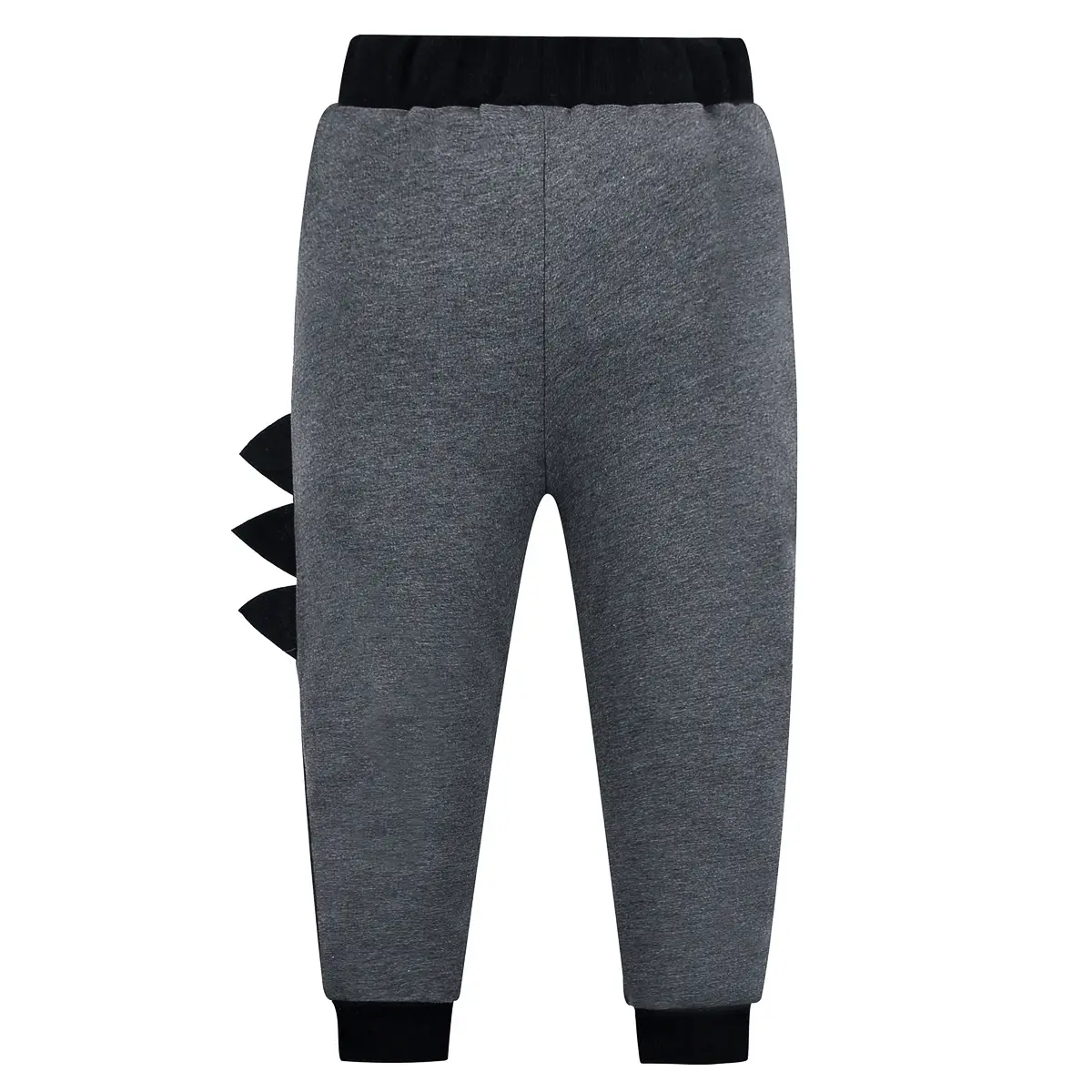 Boys Grey Cotton Sweatpants with Cartoon Print — feature 12