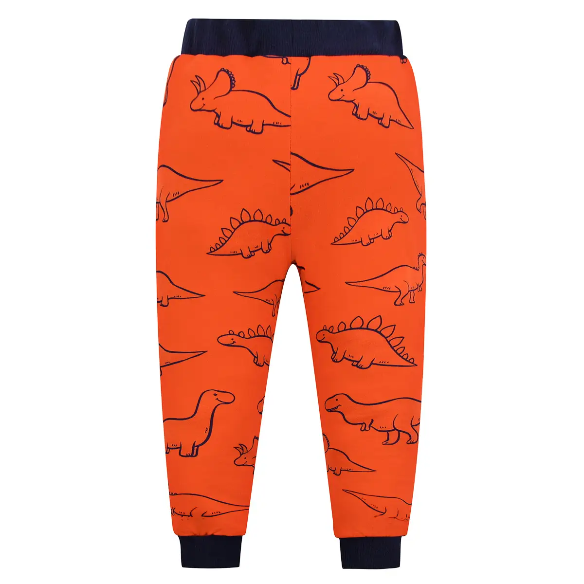 Boys Grey Cotton Sweatpants with Cartoon Print — feature 14