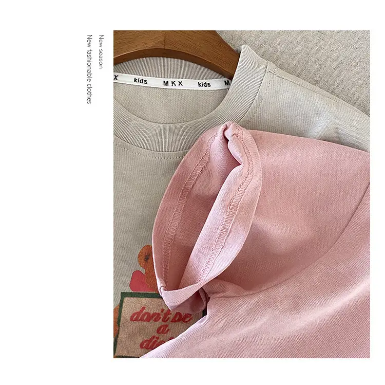 2025 Summer Cotton T-Shirt Large Boys Loose Half Sleeve — feature 12