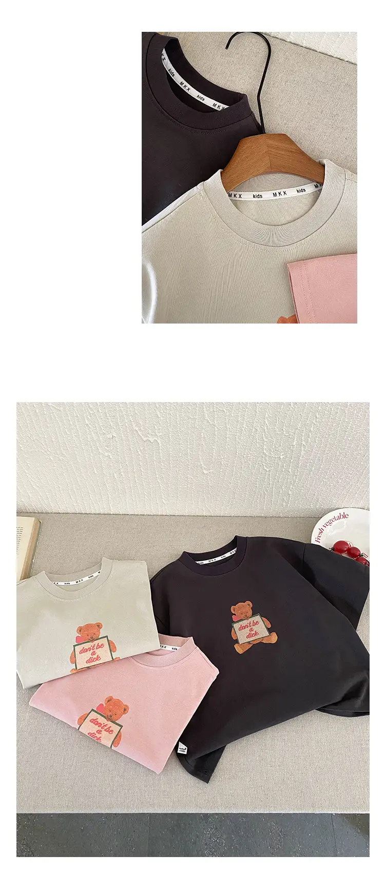 2025 Summer Cotton T-Shirt Large Boys Loose Half Sleeve — feature 8
