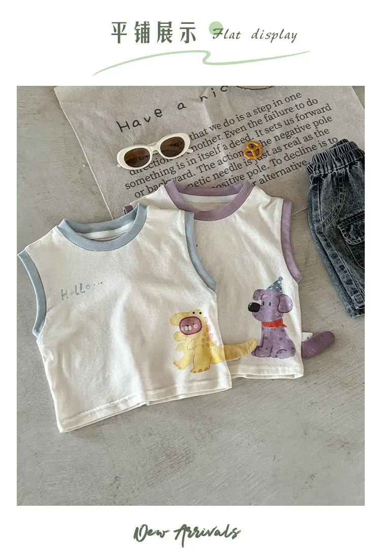 Boys Sleeveless T-Shirt 2026 Kids Infant Toddler — feature 11