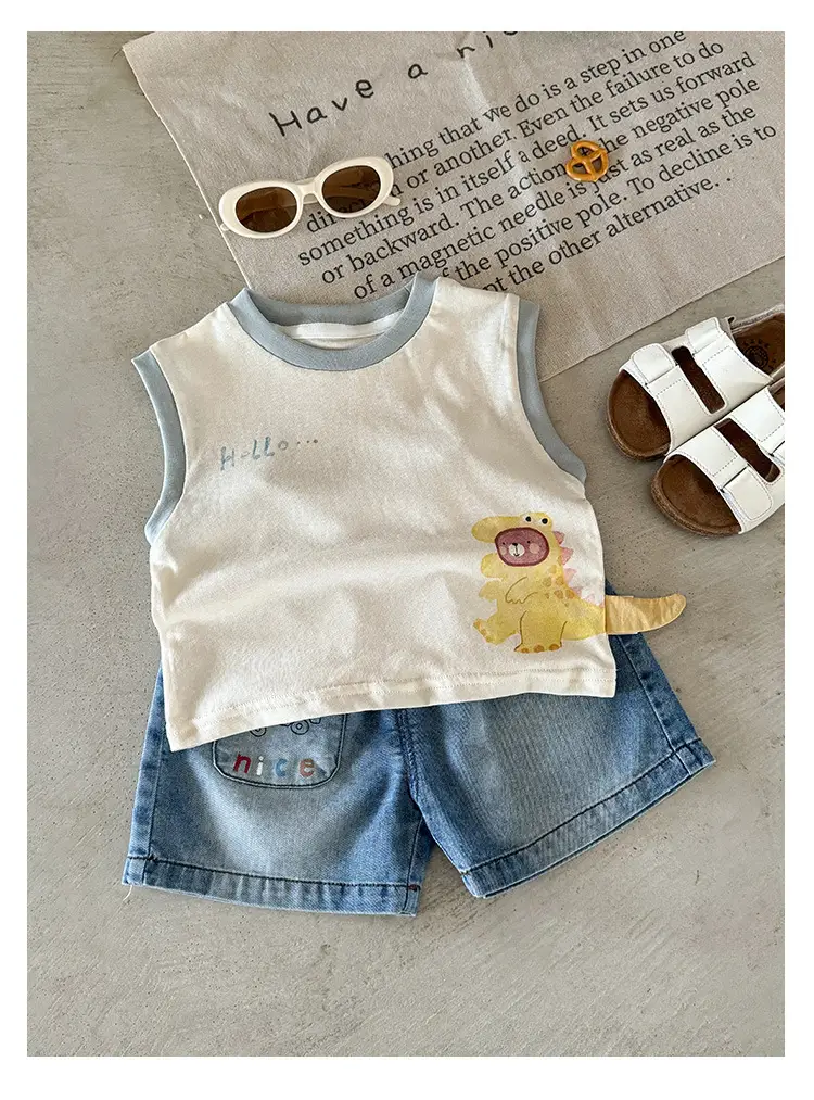 Boys Sleeveless T-Shirt 2026 Kids Infant Toddler — feature 14