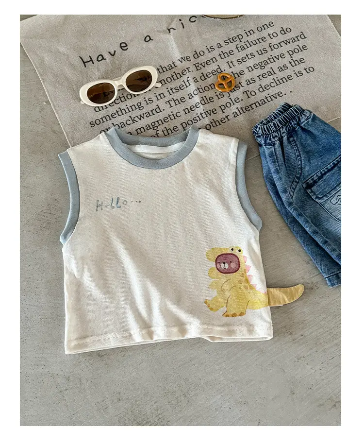 Boys Sleeveless T-Shirt 2026 Kids Infant Toddler — feature 16
