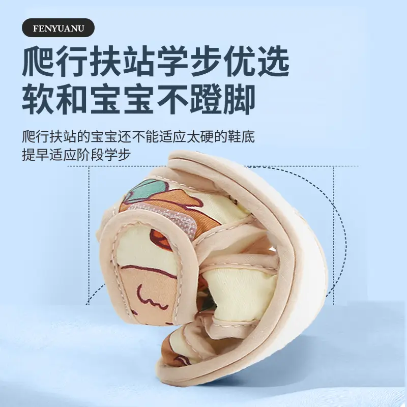 Summer Baby Sandals Baby Shoes Soft Sole Front Shoes Small Month Cloth Shoes 0-1 Year Old Baby Toddler Shoes Men 6