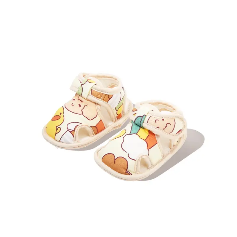 Summer Baby Sandals Baby Shoes Soft Sole Front Shoes Small Month Cloth Shoes 0-1 Year Old Baby Toddler Shoes Men 6