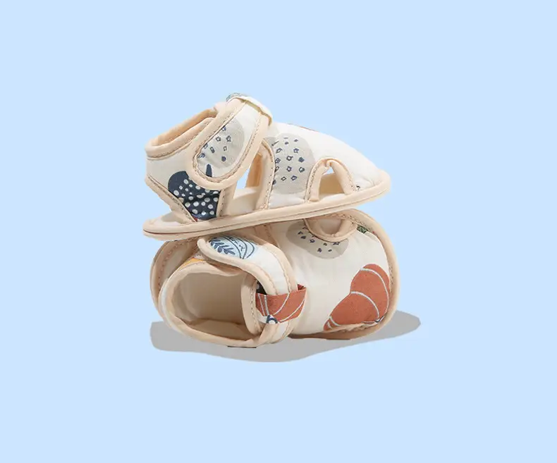 Summer Baby Sandals Baby Shoes Soft Sole Front Shoes Small Month Cloth Shoes 0-1 Year Old Baby Toddler Shoes Men 6 — feature 24