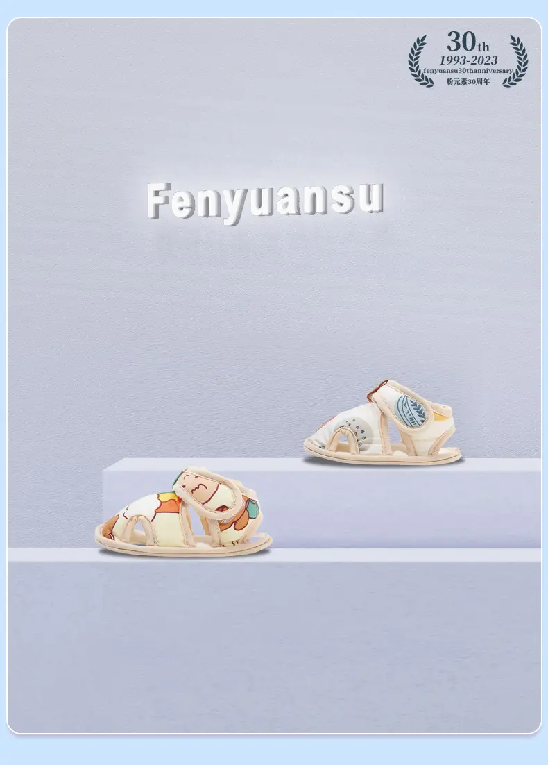 Summer Baby Sandals Baby Shoes Soft Sole Front Shoes Small Month Cloth Shoes 0-1 Year Old Baby Toddler Shoes Men 6 — feature 7