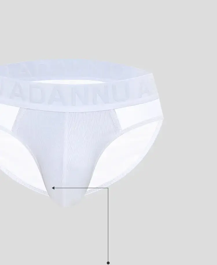 Men's Transparent Embossed Low Waist Belt Briefs — feature 7