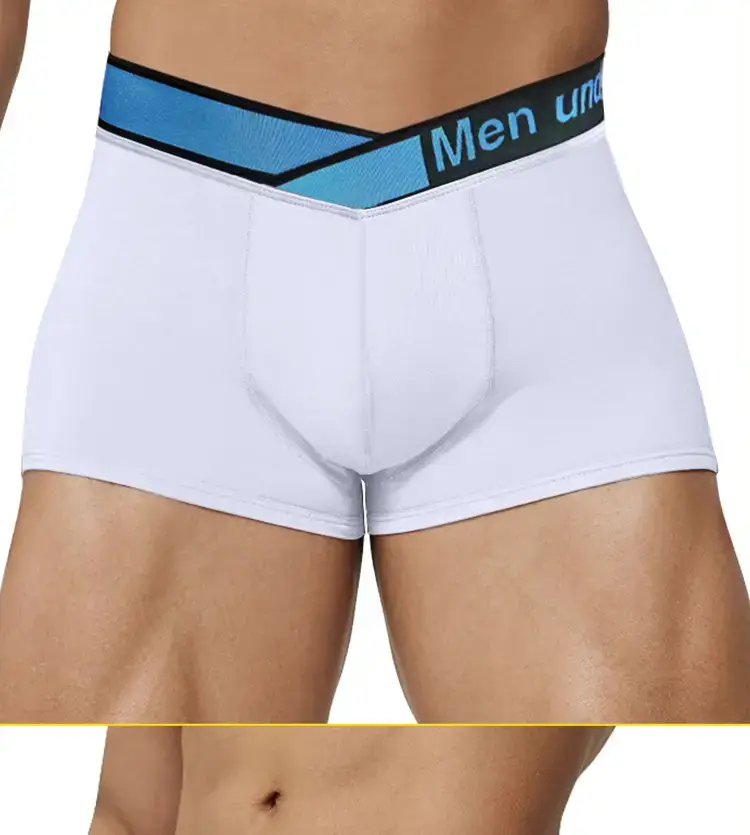 Men's Blue High-Cut Laser Gradient Briefs — feature 15