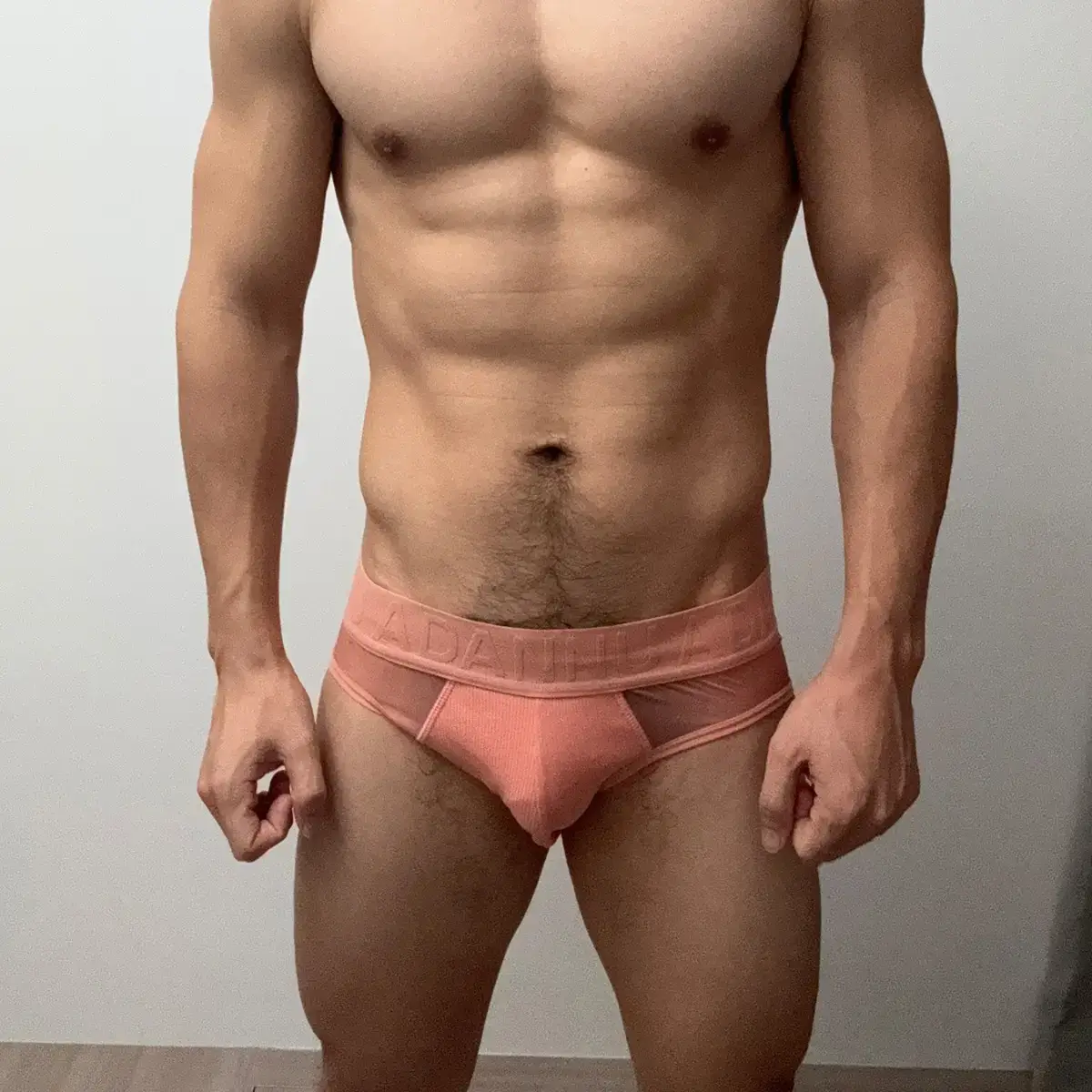 Men's Black Embossed Sports Briefs Quick Dry - Image 7