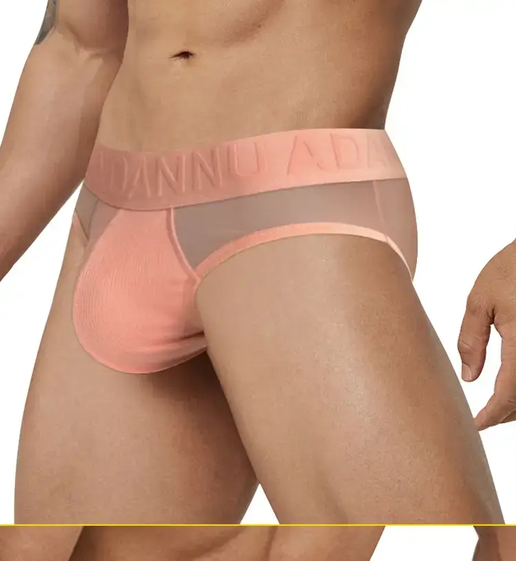 Men's Black Embossed Sports Briefs Quick Dry — feature 19