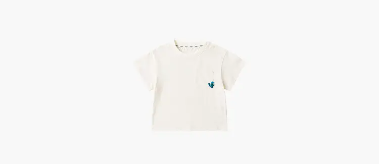 Dudu Jia Boys Cotton T-Shirt Turquoise Summer — feature 12