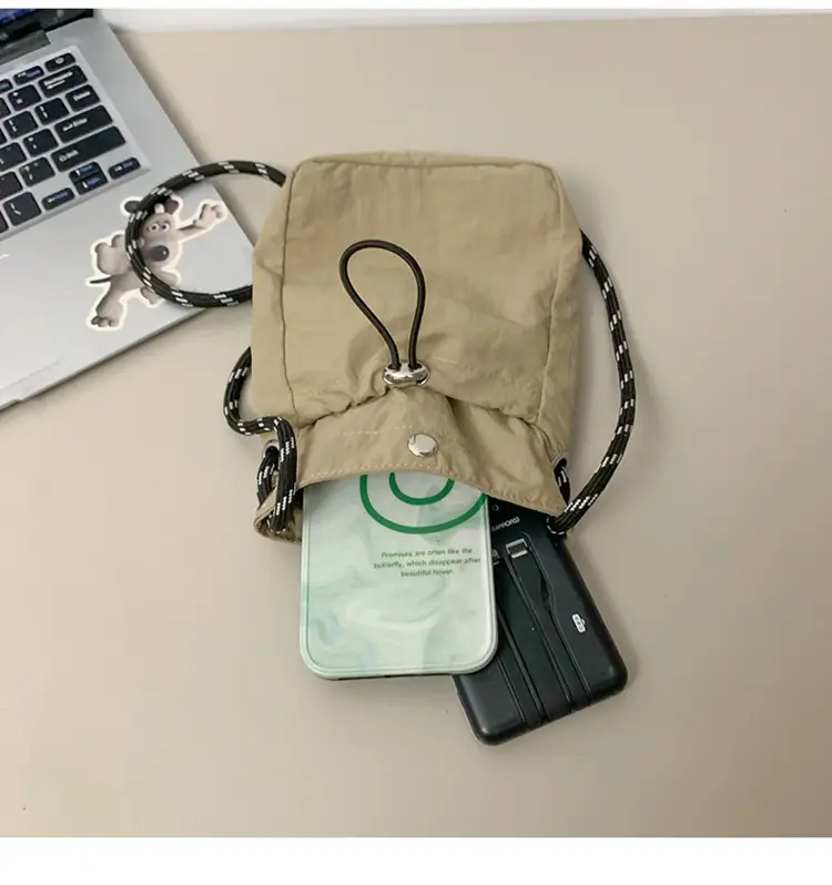 Xiaozhong Drawstring Mobile Phone Bag Waterproof Running Bag — feature 23