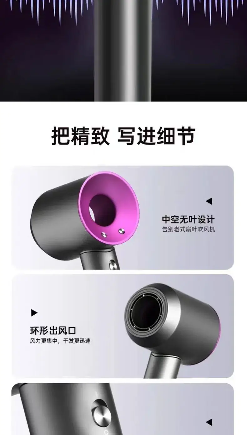 Uniline Technology Hair Dryer with Constant Temp & Negative Ion β feature 21