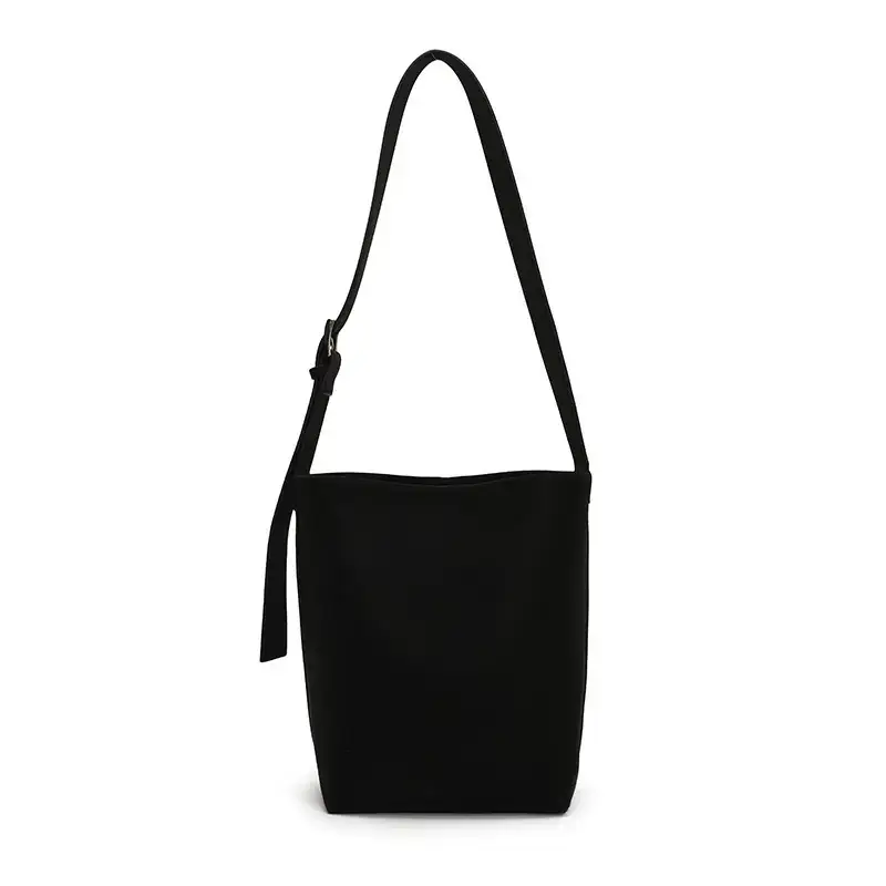 Women's Pink Leather Bucket Bag 2025 Casual Crossbody - Image 2