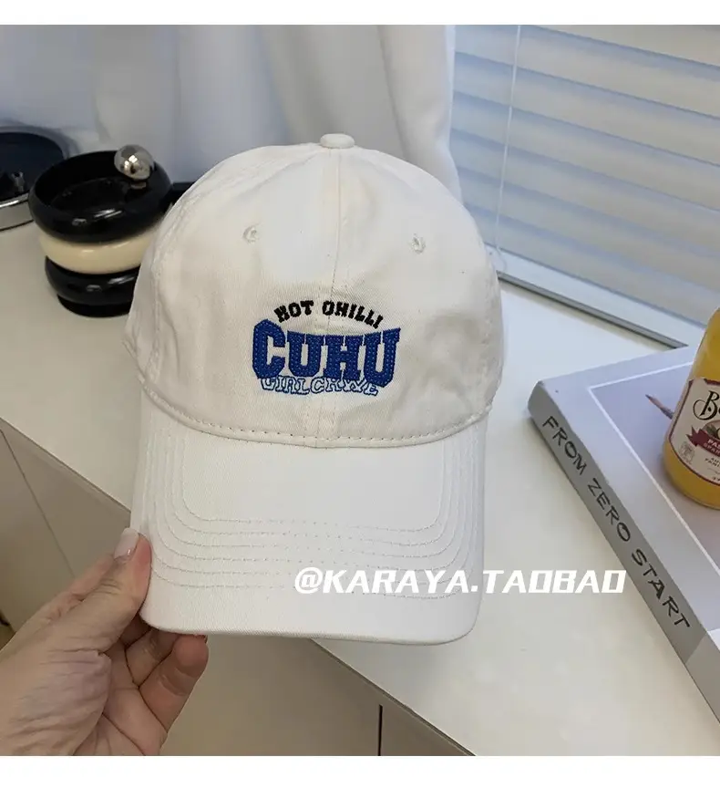 Women Casual CUHU Cap Pink Letter Cap — feature 16