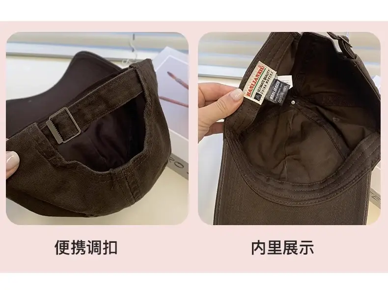Women Casual CUHU Cap Pink Letter Cap — feature 6