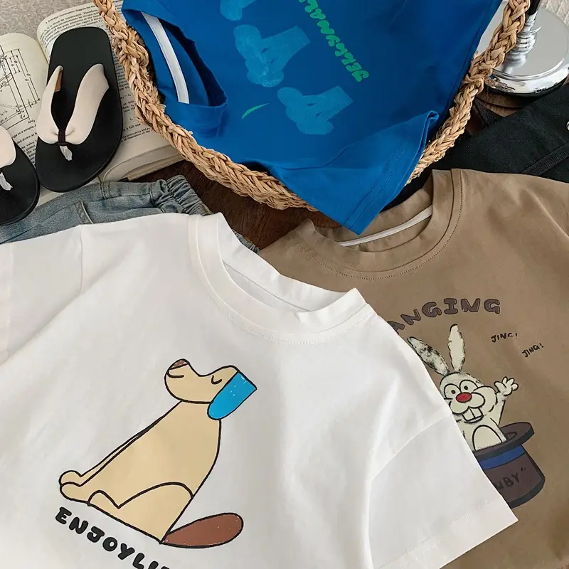 Blue Kids T-Shirt Short Sleeve Cool Feel 2025 β feature 10