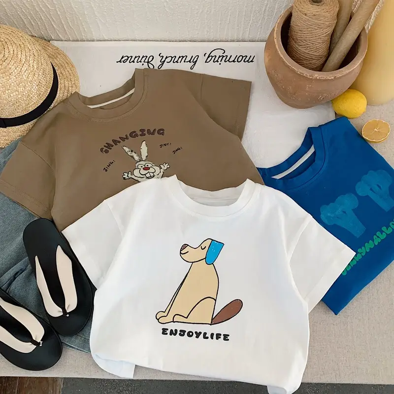 Blue Kids T-Shirt Short Sleeve Cool Feel 2025 β feature 5