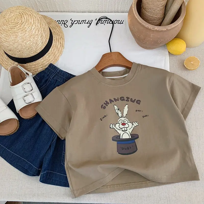 Blue Kids T-Shirt Short Sleeve Cool Feel 2025 β feature 8