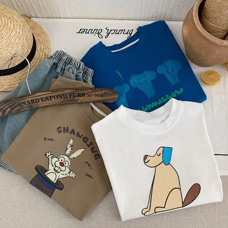 Blue Kids T-Shirt Short Sleeve Cool Feel 2025 β feature 9
