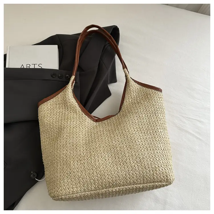 2026 Straw Bow-Knot Shoulder Bag Large Capacity — feature 33