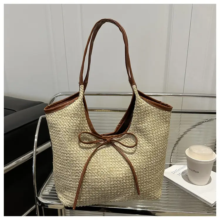 2026 Straw Bow-Knot Shoulder Bag Large Capacity — feature 40