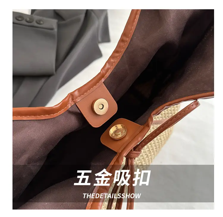 2026 Straw Bow-Knot Shoulder Bag Large Capacity — feature 6