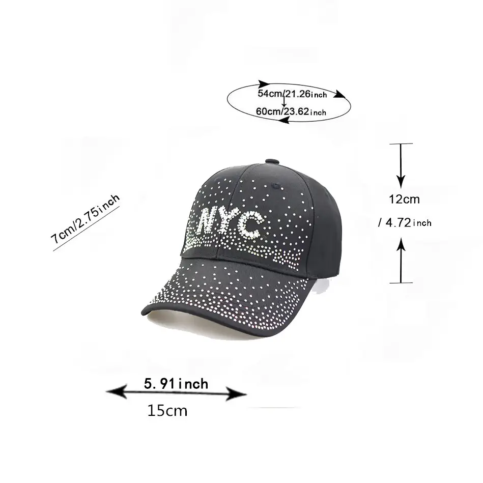 Pearl Nyc Rhinestone Baseball Cap — feature 8