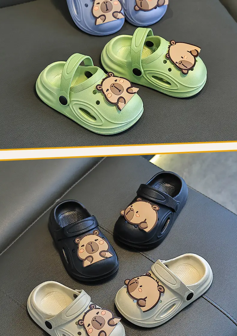 Lovable Kids Sandals Cream Bear Design Summer — feature 12