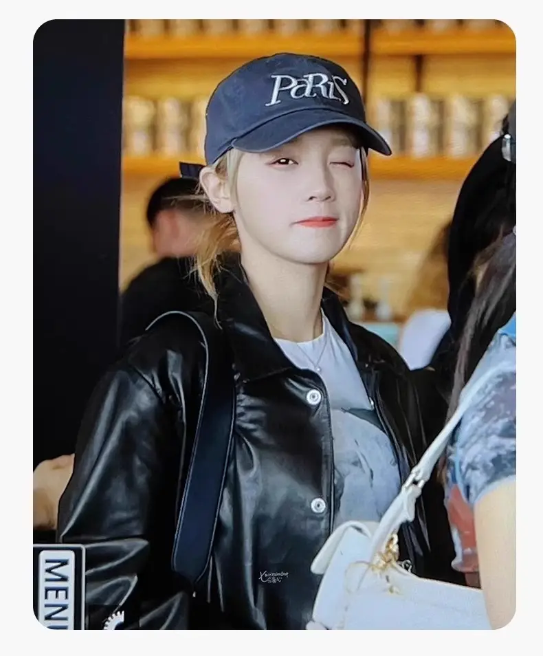 Korean Paris Letter Embroidery Baseball Cap for Women — feature 13