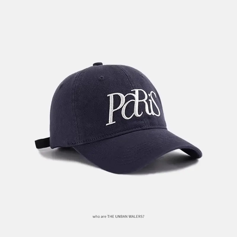 Korean Paris Letter Embroidery Baseball Cap for Women - Image 3