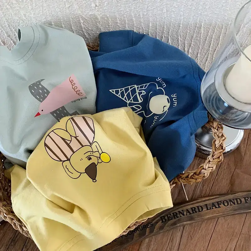 Kids Cartoon T-Shirts 2025 Summer New Boys Korean Style — feature 10