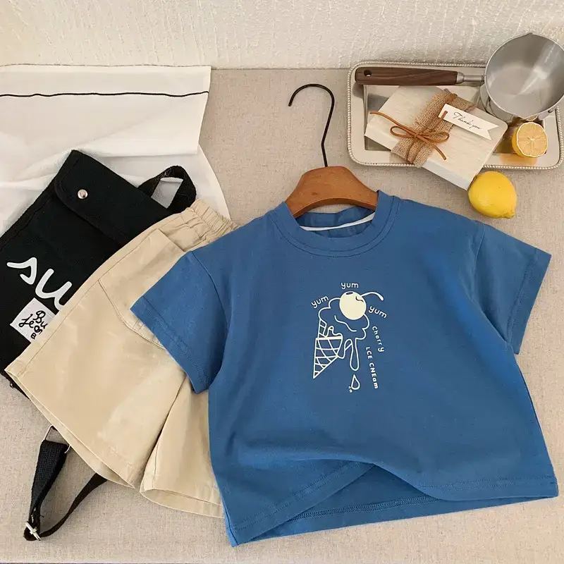 Kids Cartoon T-Shirts 2025 Summer New Boys Korean Style — feature 6