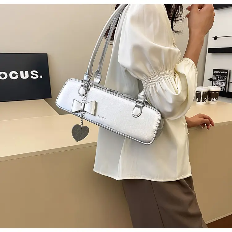 French Style Women's Shoulder Bag Red 2025 — feature 23