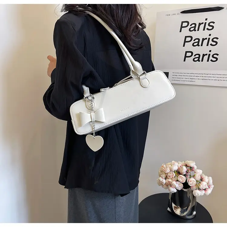French Style Women's Shoulder Bag Red 2025 — feature 31