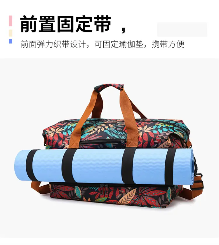 Large Capacity Printed Travel Bag Waterproof Lightweight — feature 15