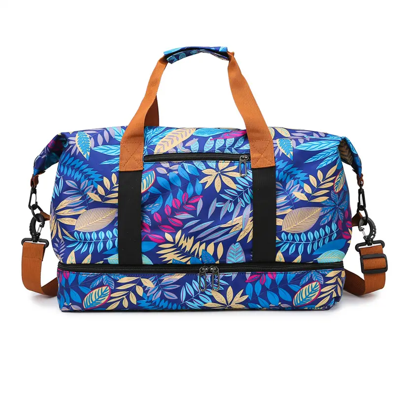 Large Capacity Printed Travel Bag Waterproof Lightweight