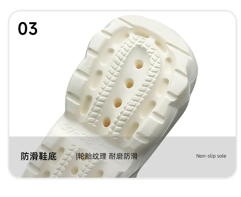 Pregnant Women's Thick Sole Hole Shoes Women's Summer Outer Wear 2025 New Style Eva Beach Seaside Slippers Women's Sandals — feature 10