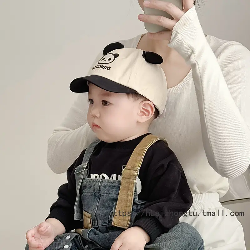Baby Elephant Cap for Boys Cream Spring Autumn - Image 44