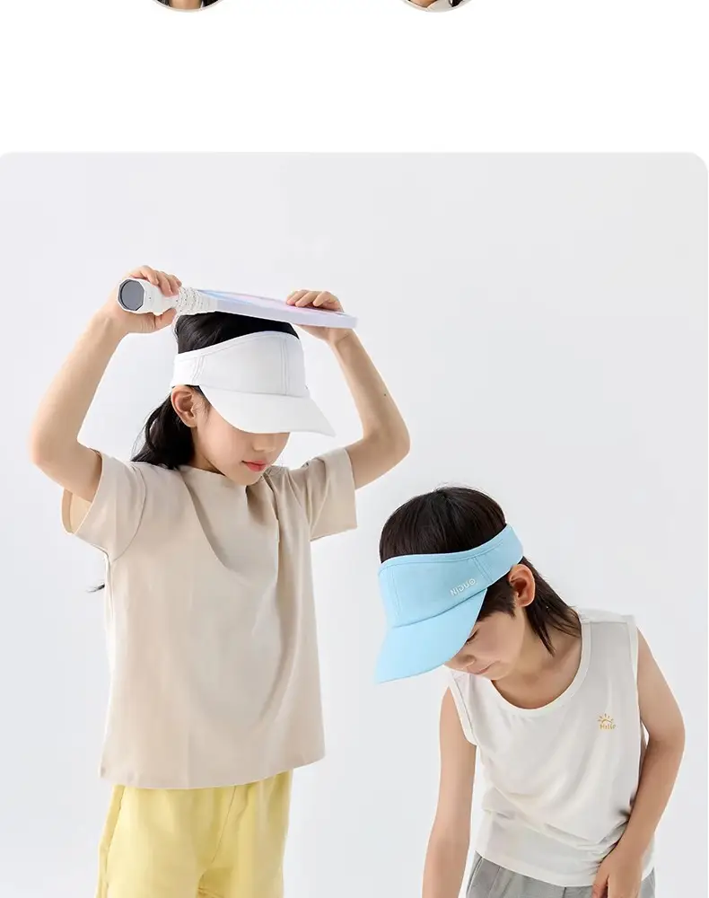 Nido Bear 2025 Kids Sun Hat 63g Light Blue Pink — feature 15